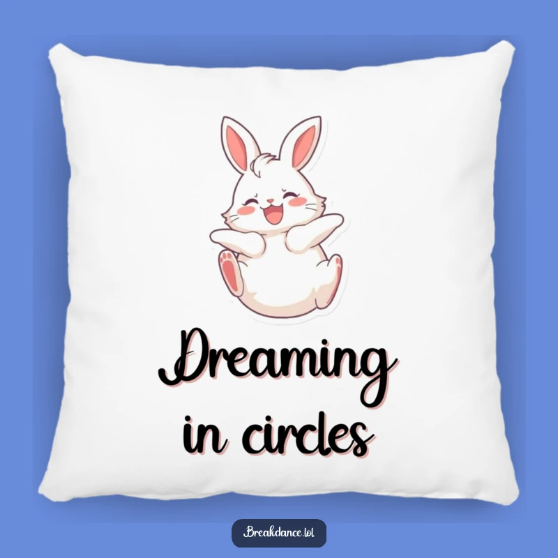 Funny Bunny Spinning Pillow, Comfy Rabbit Decor for Joyful Relaxation