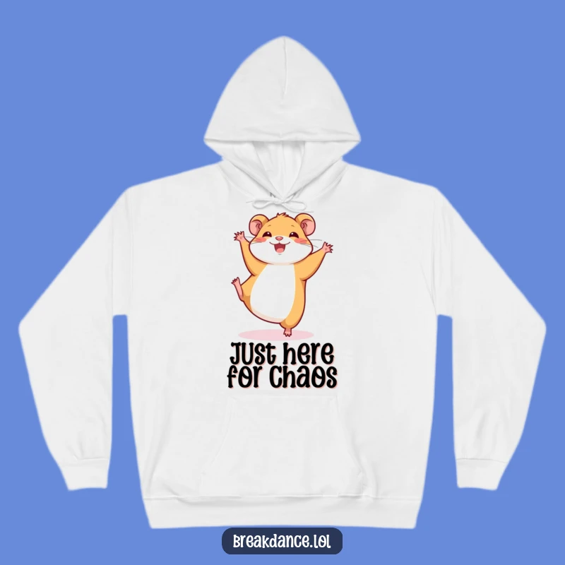 Funny Hamster Cartwheel Hoodie: Cozy & Hilarious Pet Lover Sweatshirt