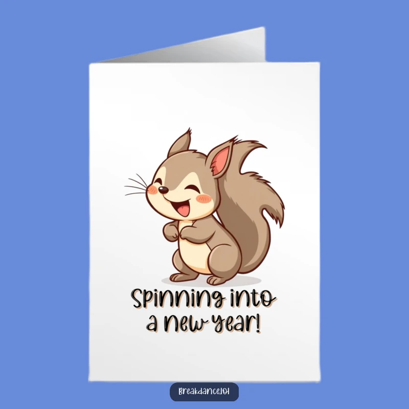 Free Printable Squirrel Birthday Card: Headspin Fun - Funny Downloadable Gift