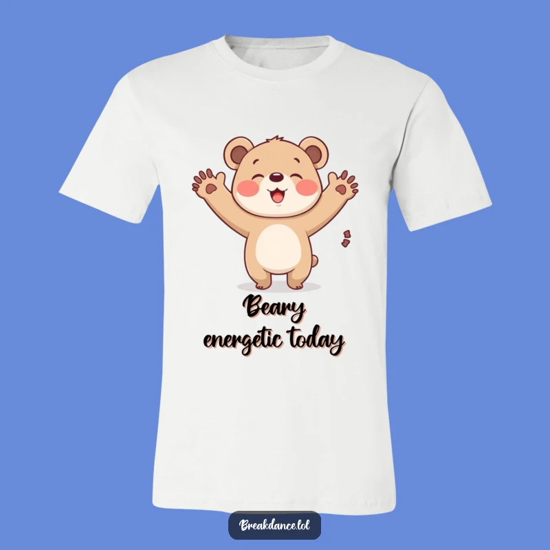 Funny Bear Cub Windmill T-Shirt: Hilarious Cartoony Cub Moves Gift