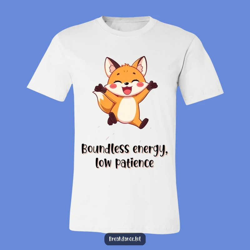 Funny Fox T-Shirt: Joyful Leap Action, The Ultimate Hilarious Gift!