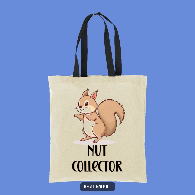 Funny Squirrel Floor Spin Tote Bag - Carry Your Playfulness!